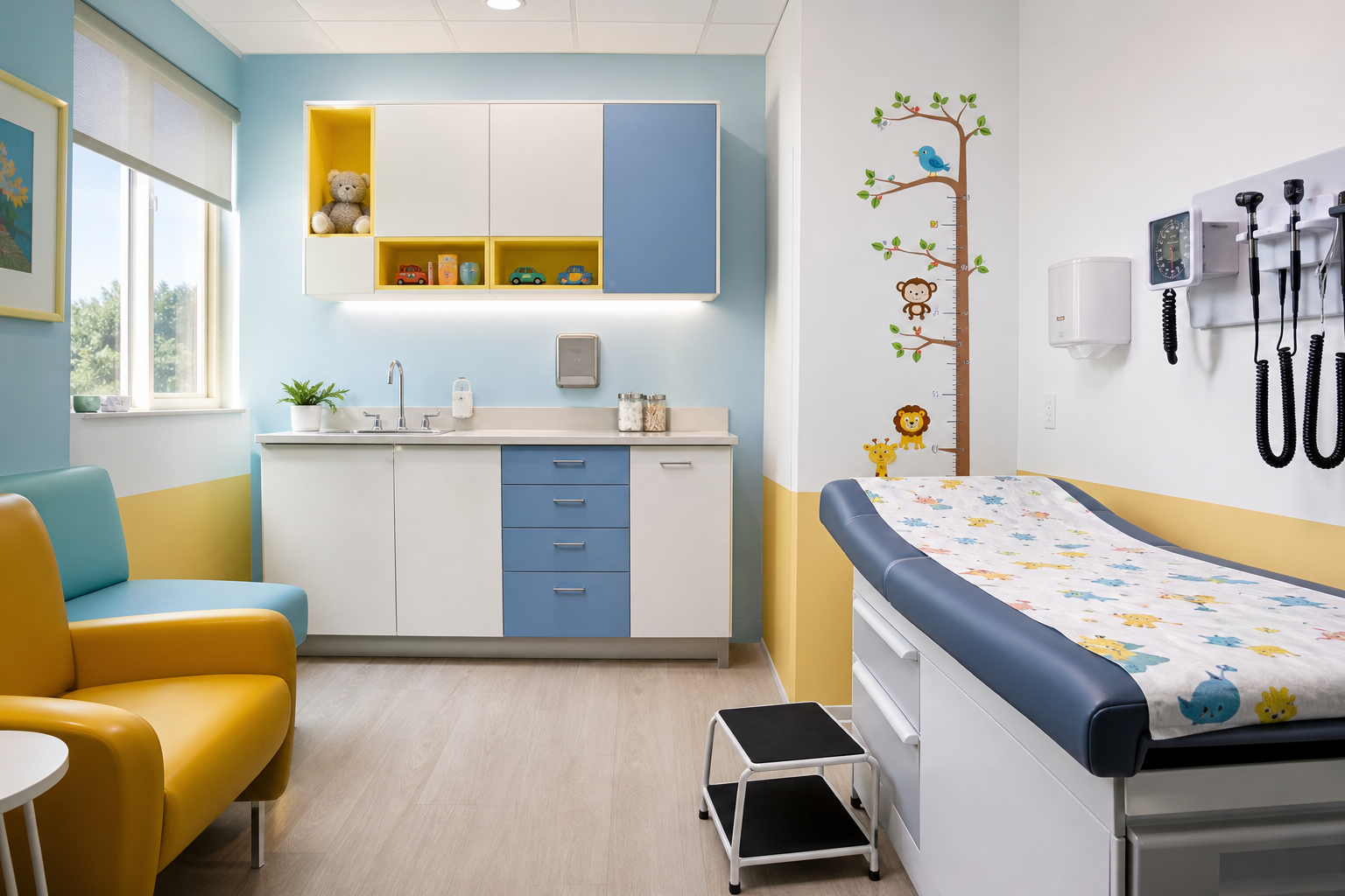 Pediatric examination room